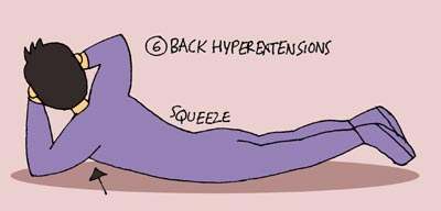 Back hyperextensions