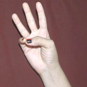 Varun mudra (Rain hand gesture)